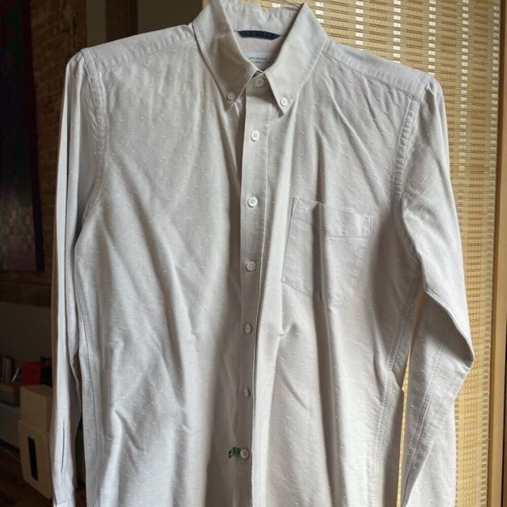 Saturdays NYC Textured Button-Down Shirt